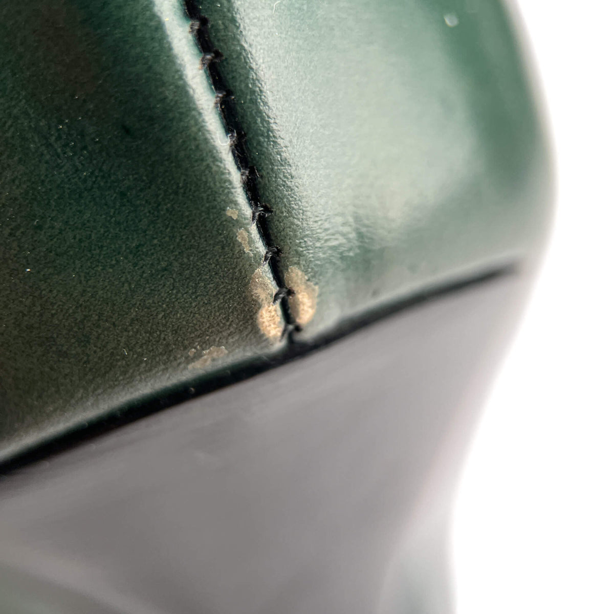Second hand Saint Laurent TribToo 140 Leather Pump 40 Military Green - Tabita Bags