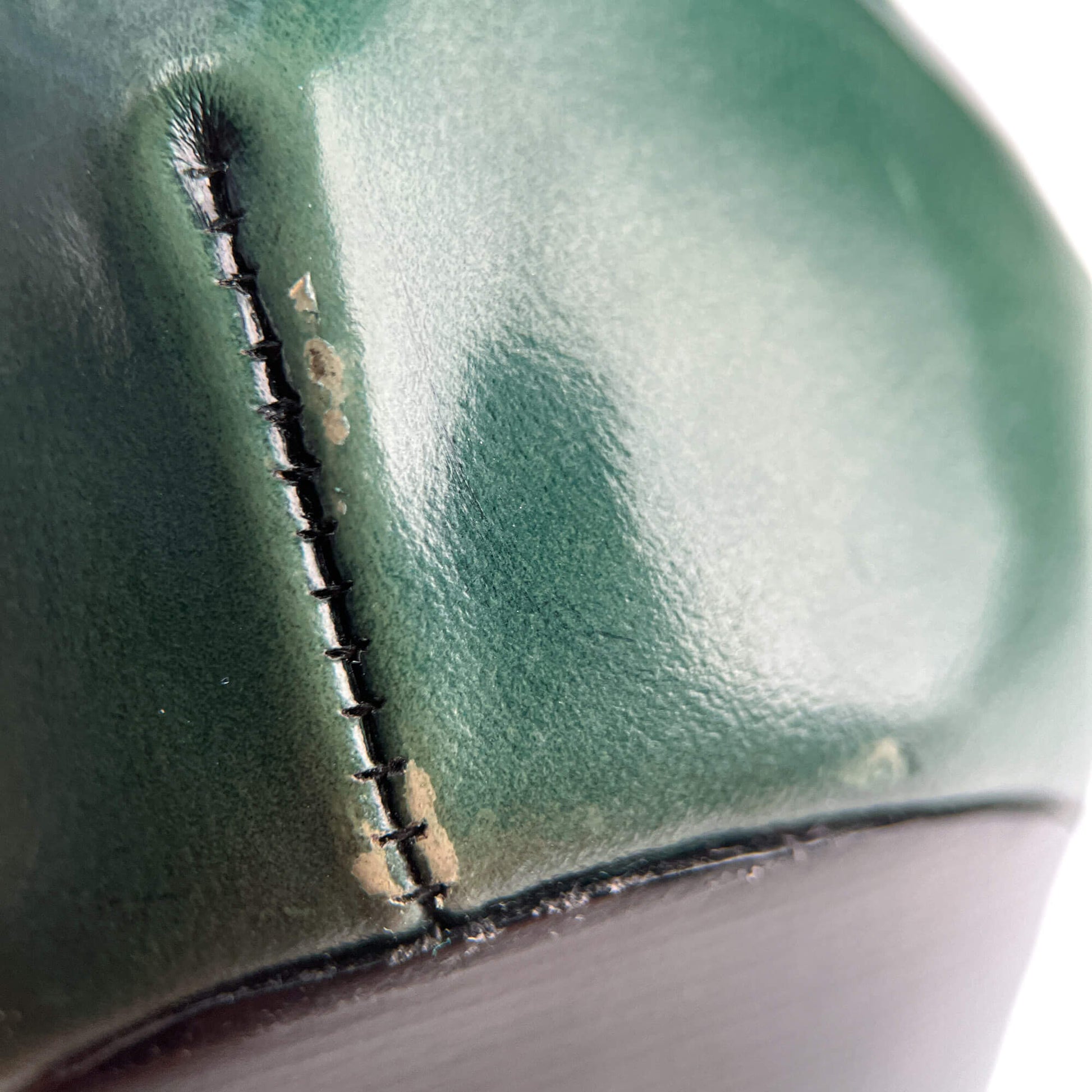 Second hand Saint Laurent TribToo 140 Leather Pump 40 Military Green - Tabita Bags