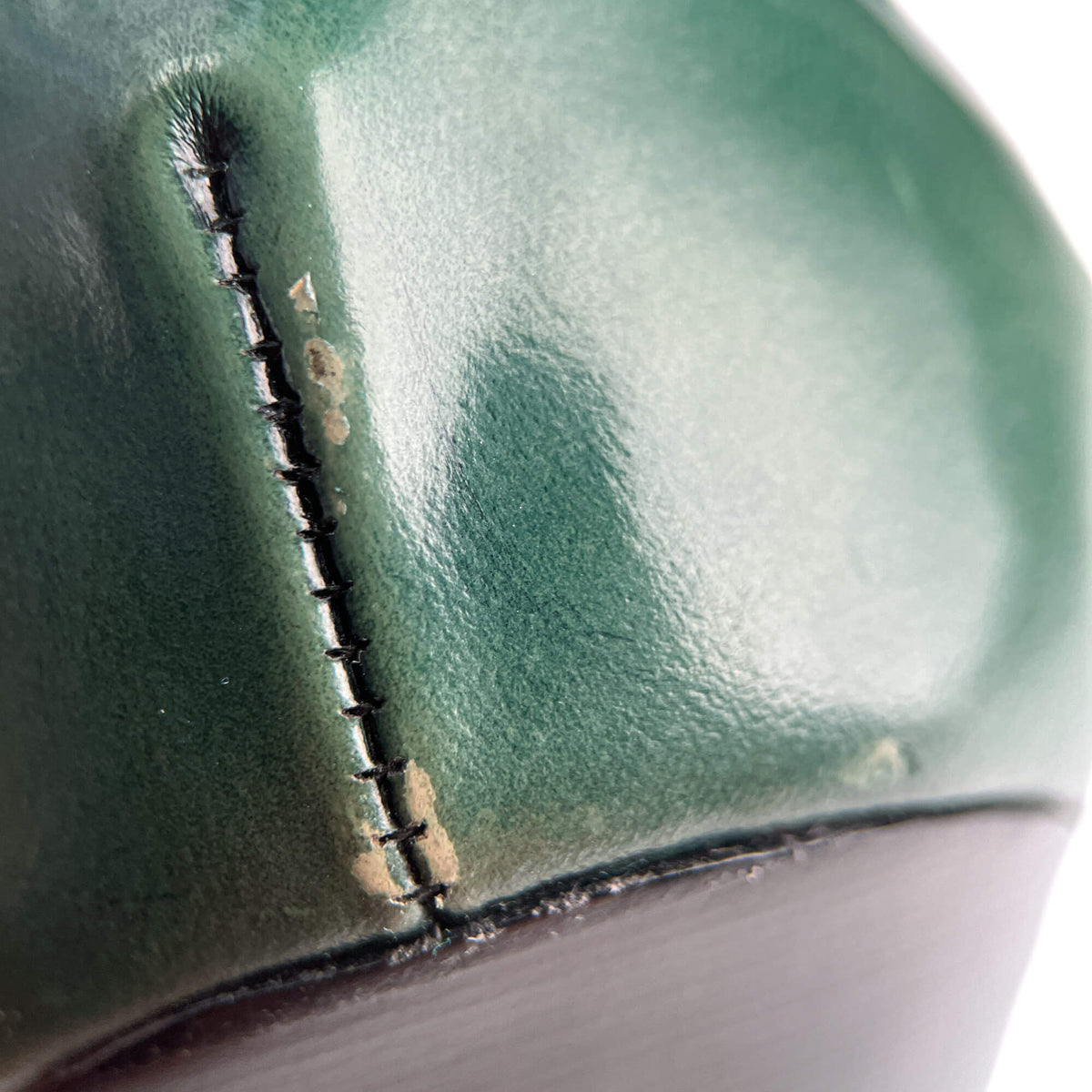Second hand Saint Laurent TribToo 140 Leather Pump 40 Military Green - Tabita Bags