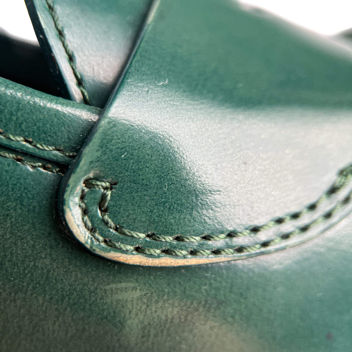 Second hand Saint Laurent TribToo 140 Leather Pump 40 Military Green - Tabita Bags