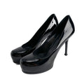 Second hand Saint Laurent Tribute Patent Leather Pump 40 Black - Tabita Bags