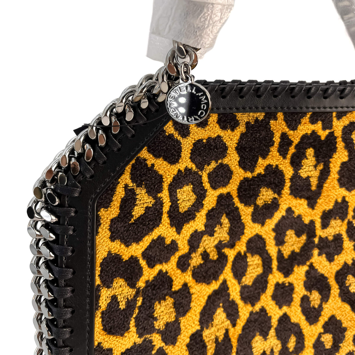Second hand Stella McCartney Falabella Fold - Over Mini Eco Fabric Shoulder Tote Shoulder Bag Leopard Bicolor - Tabita Bags