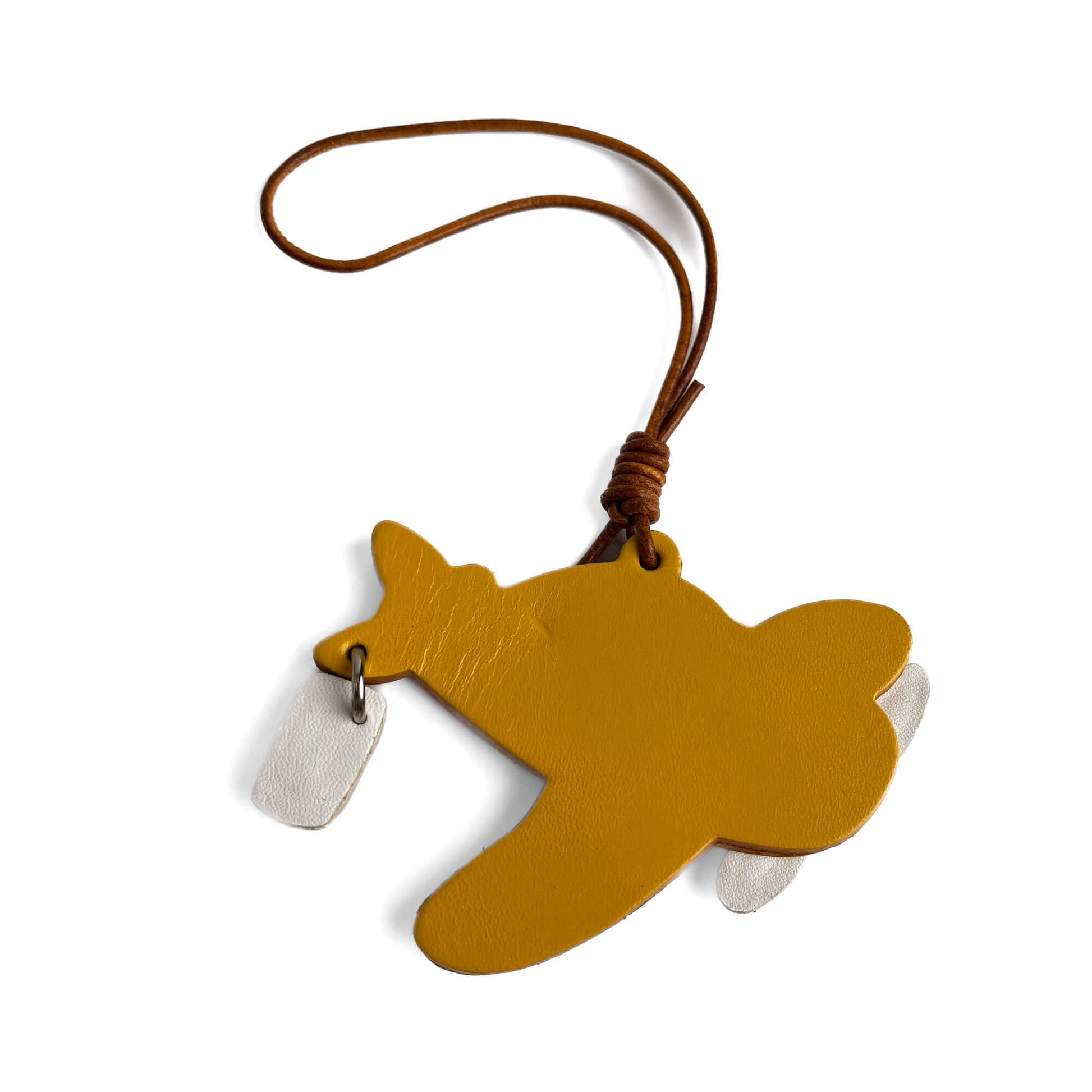 Second hand Tabita Bags Charm Leather Plane Yellow - Tabita Bags