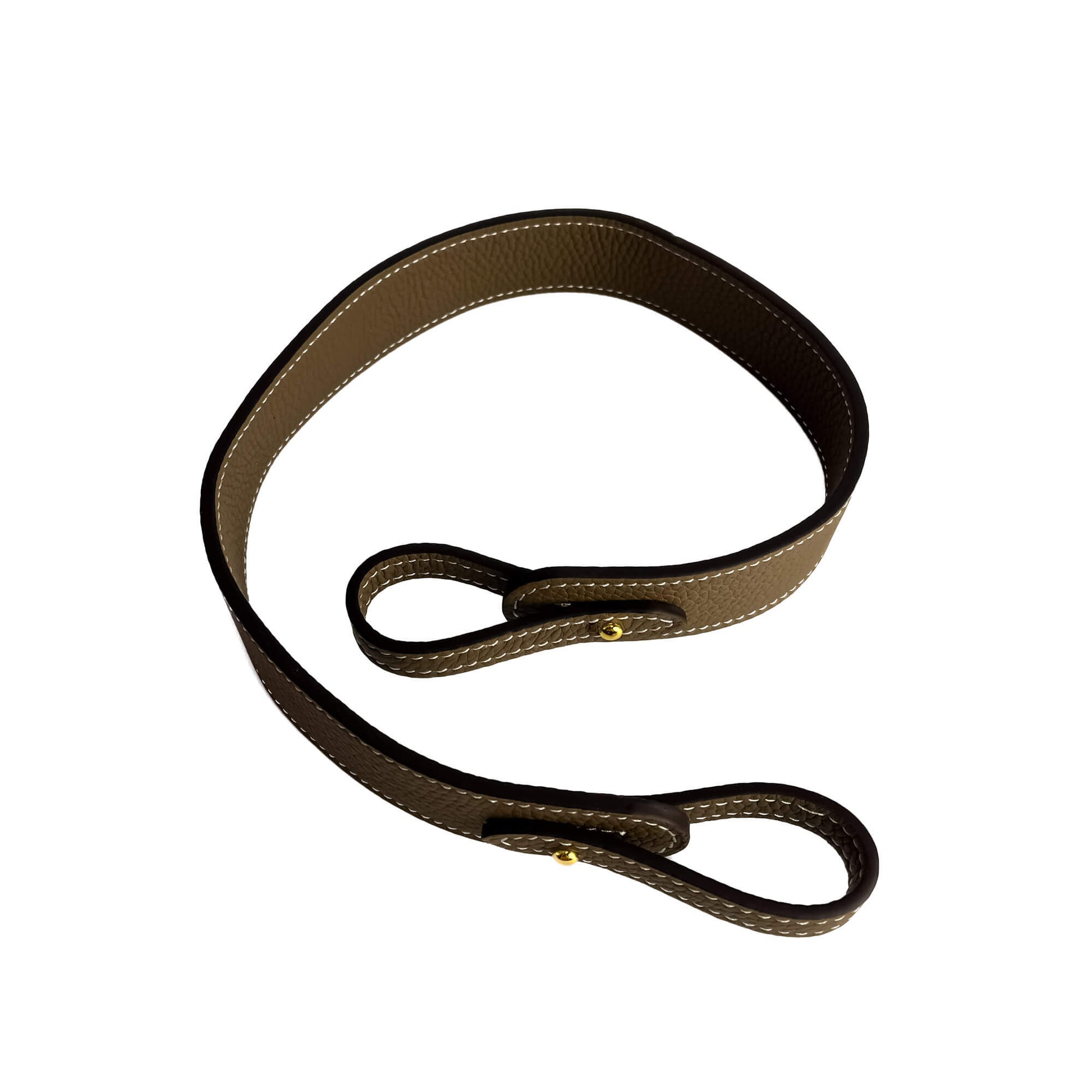 Second hand Tabita Bags Shoulder Strap Medium Leather Taupe - Tabita Bags