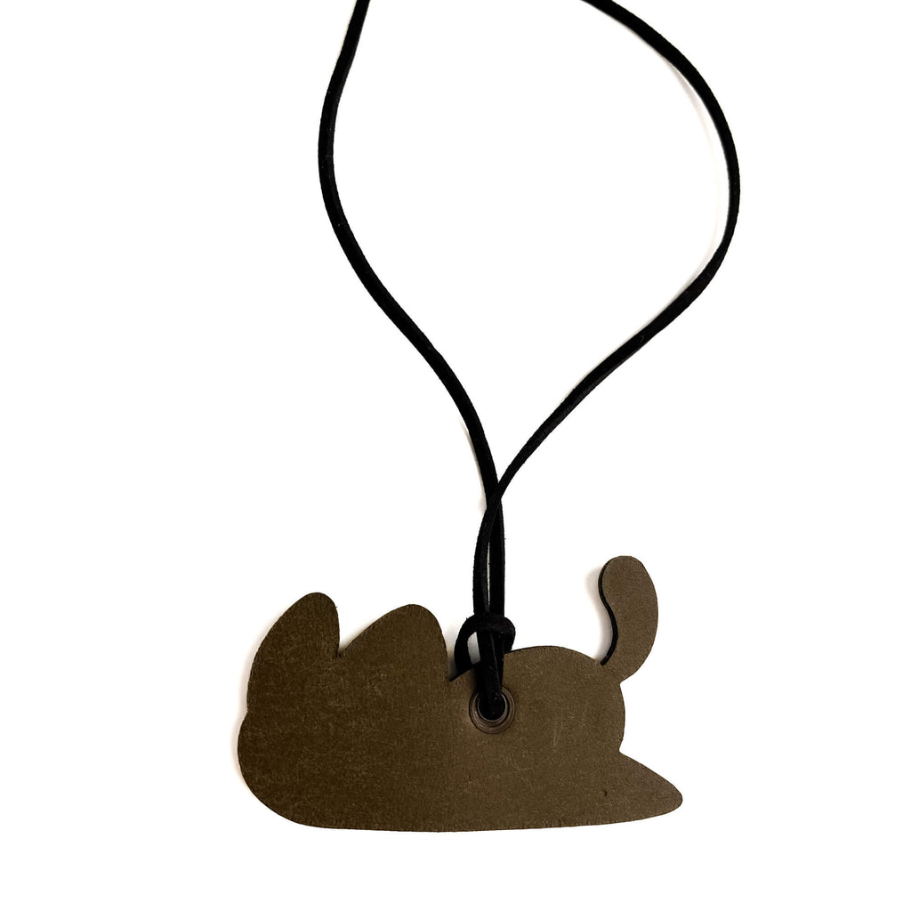 Second hand Tabita Bags with Love Charm Leather Cat Military Green - Tabita Bags