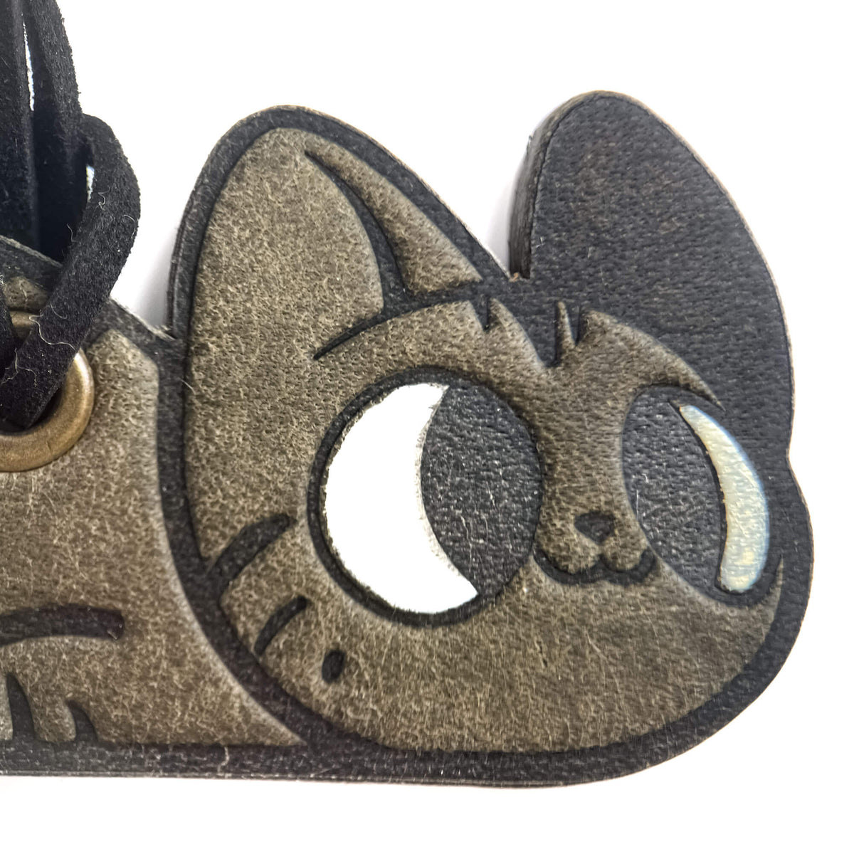 Second hand Tabita Bags with Love Charm Leather Cat Military Green - Tabita Bags