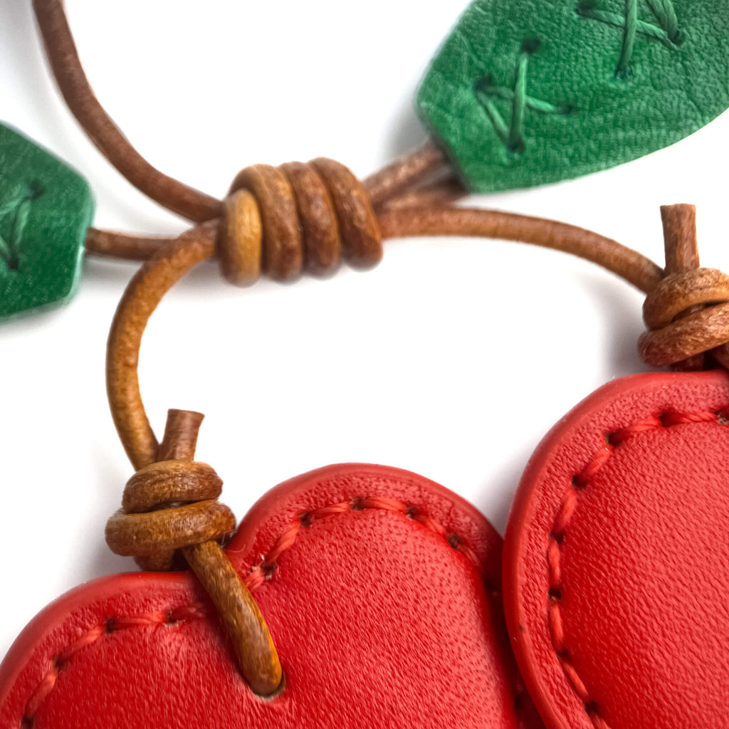 Second hand Tabita Bags with Love Charm Leather Cherries Red - Tabita Bags