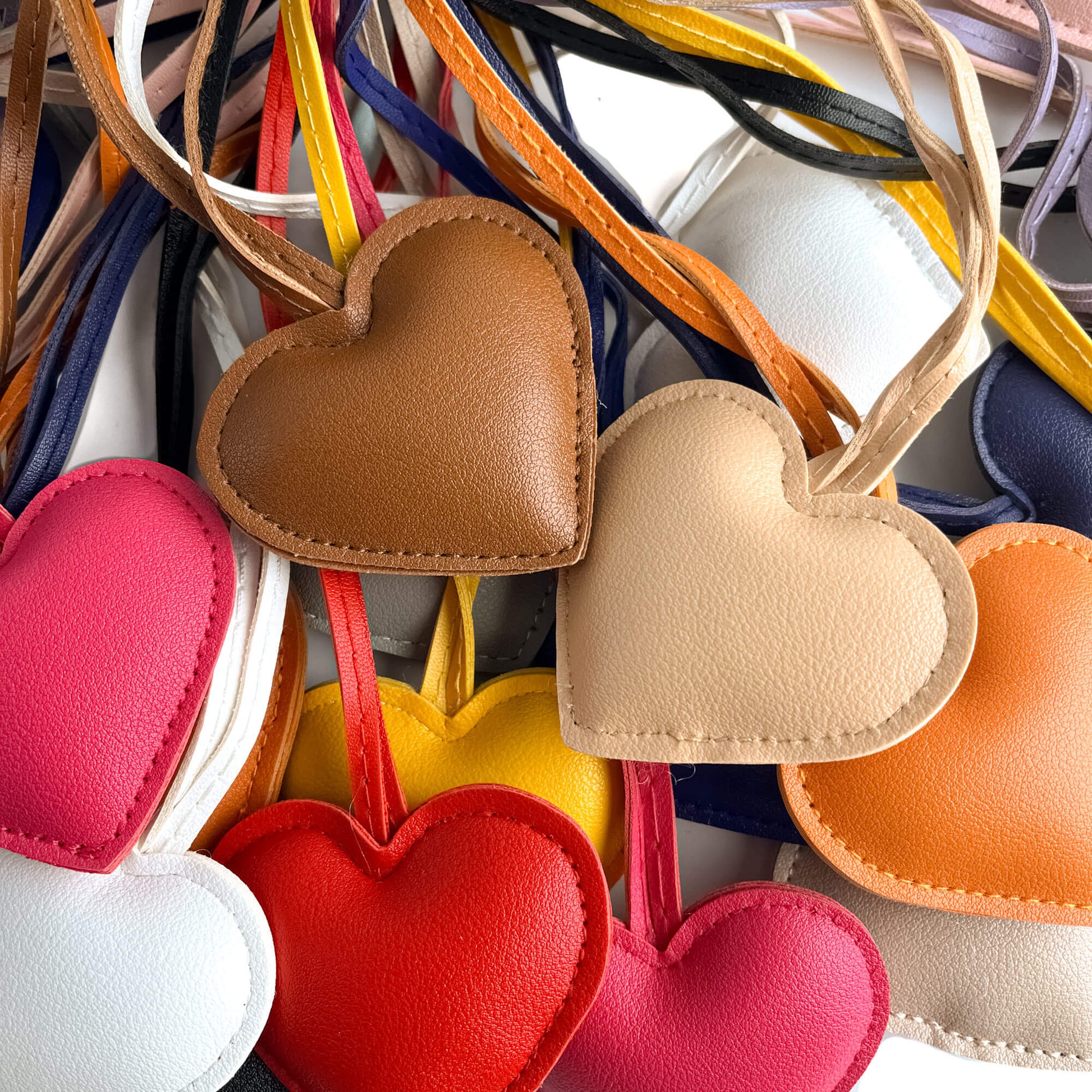 Second hand Tabita Bags with Love Charm Leather Heart Multicolor - Tabita Bags