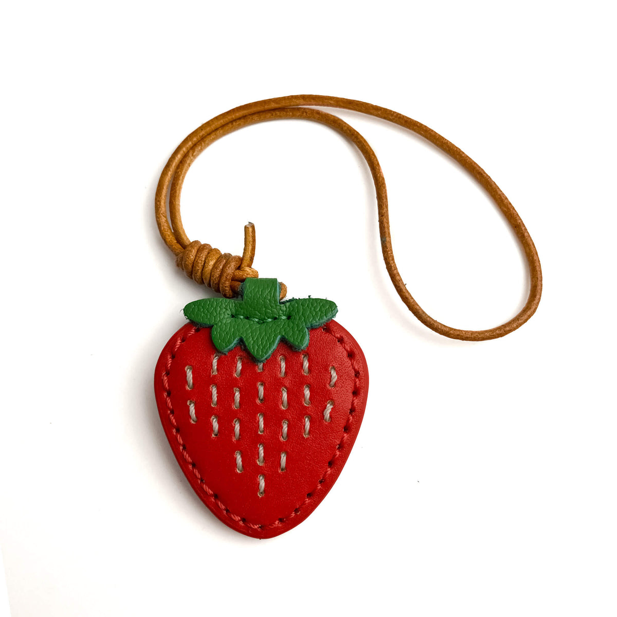 Second hand Tabita Bags with Love Charm Leather Strawberry Red - Tabita Bags