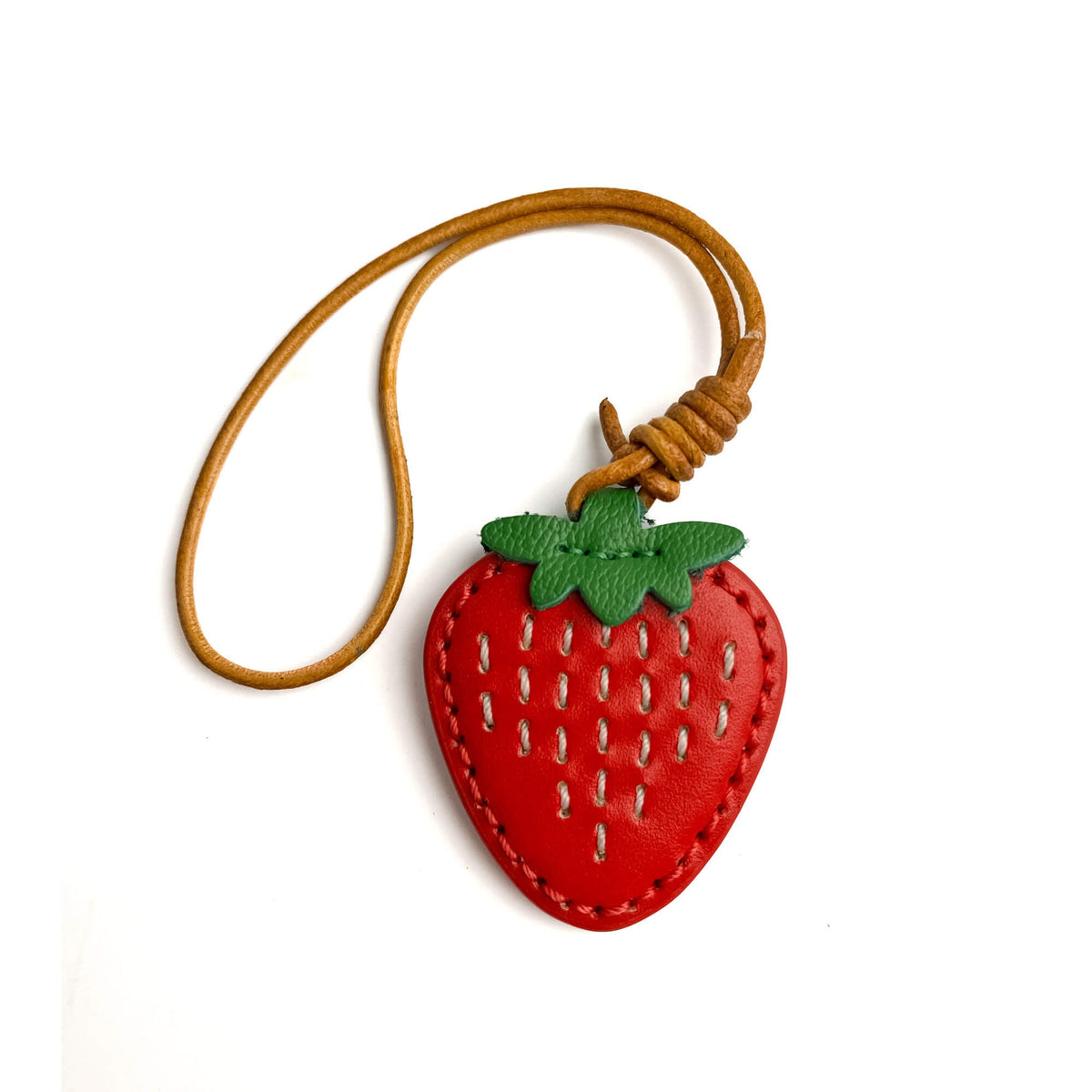 Second hand Tabita Bags with Love Charm Leather Strawberry Red - Tabita Bags