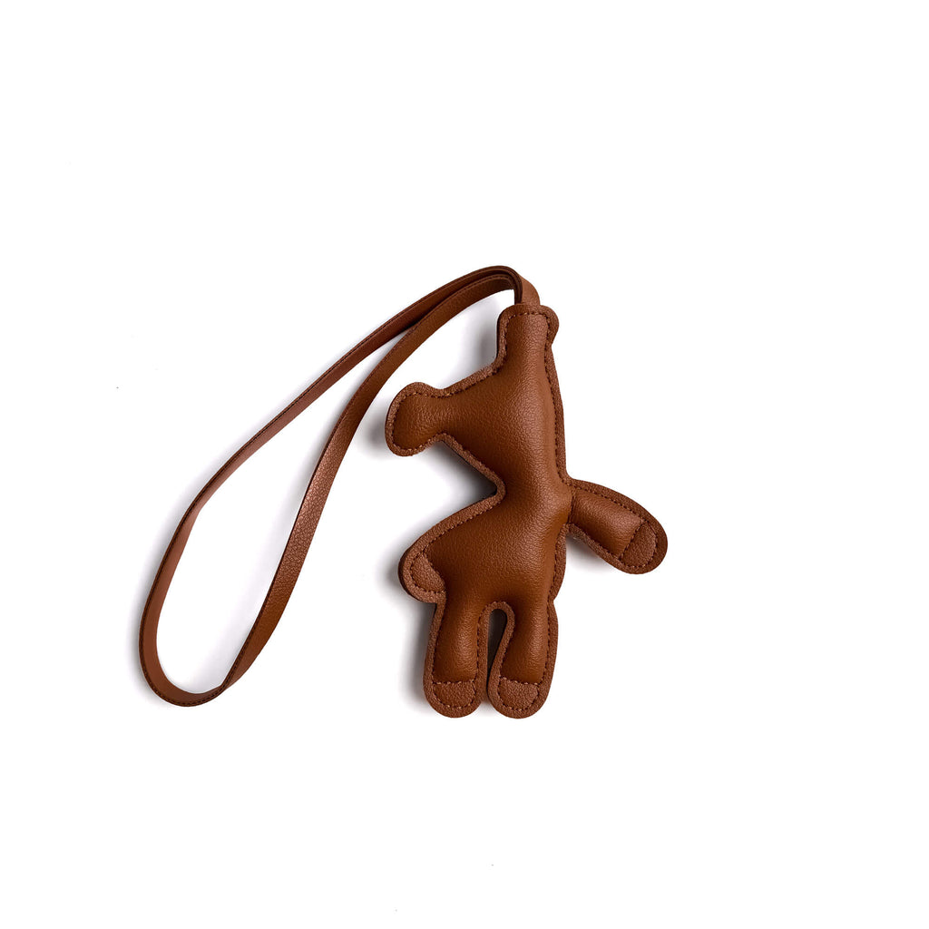 Second hand Tabita Bags with Love Charm PU Leather Bear Brown - Tabita Bags