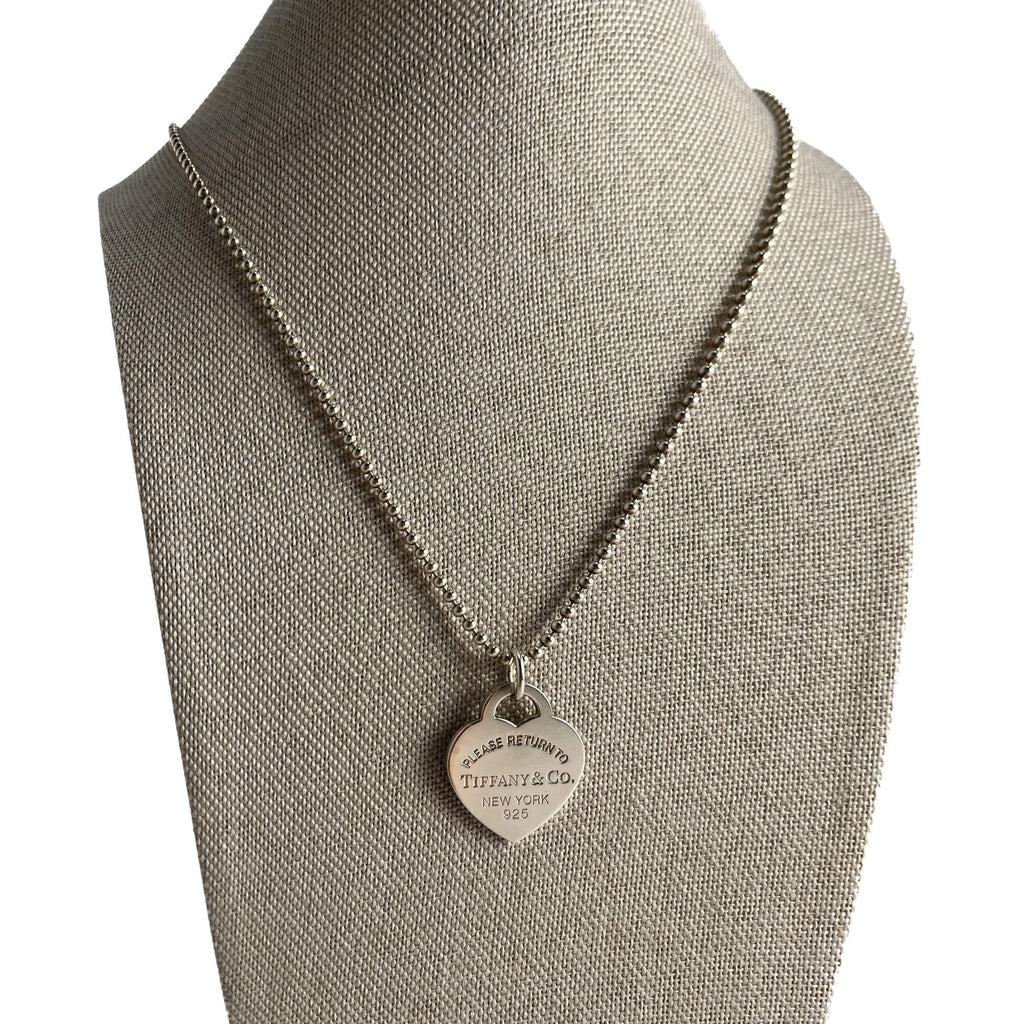 Second hand Tiffany Please Return to Silver Necklace Silver - Tabita Bags