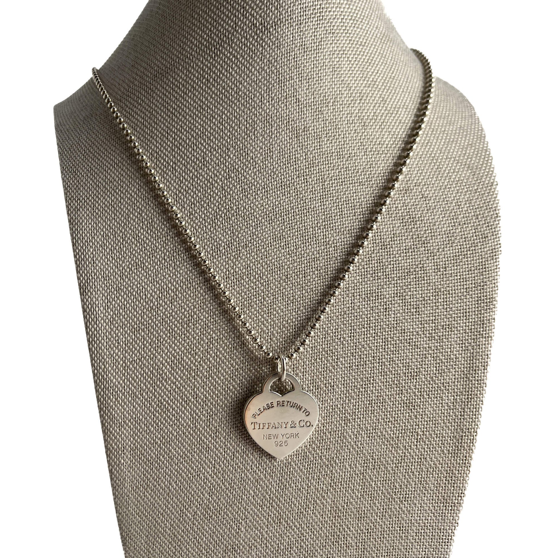 Second hand Tiffany Please Return to Silver Necklace Silver - Tabita Bags