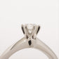 Second hand Tiffany Solitaire Platinum Ring 16.1 mm inside diameter. Platinum - Tabita Bags