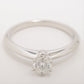 Second hand Tiffany Solitaire Platinum Ring 16.5 mm - Tabita Bags