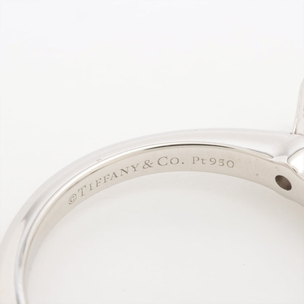 Second hand Tiffany Solitaire Platinum Ring 16mm Diameter - Tabita Bags