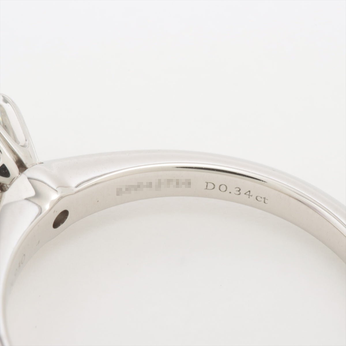 Second hand Tiffany Solitaire Platinum Ring 16mm Diameter - Tabita Bags