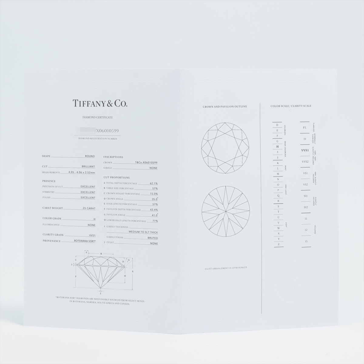 Second hand Tiffany True Platinum Ring 15 mm diameter - Tabita Bags