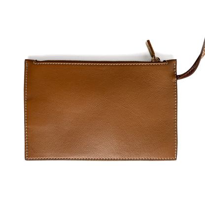 Second hand Tod's T Timeless Mini Woven Raffia and Leather Shopper Crossbody Natural brown - Tabita Bags