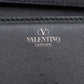 Second hand Valentino Garavani Loco Small Calfskin Leather 3 - Ways Flap Bag Black - Tabita Bags