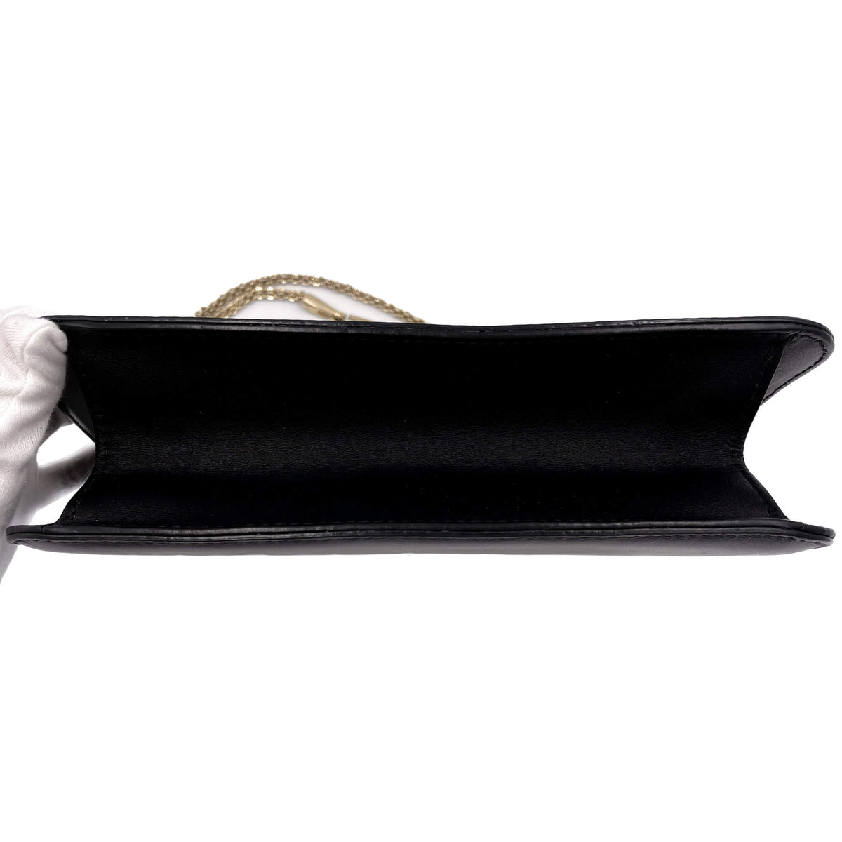 Second hand Valentino Garavani Rockstud Calfskin Leather 2 - Ways Flap Shoulder Bag Black - Tabita Bags
