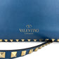 Second hand Valentino Garavani Rockstud Medium Calfskin Leather 2 - Ways Tote Bag Blue - Tabita Bags