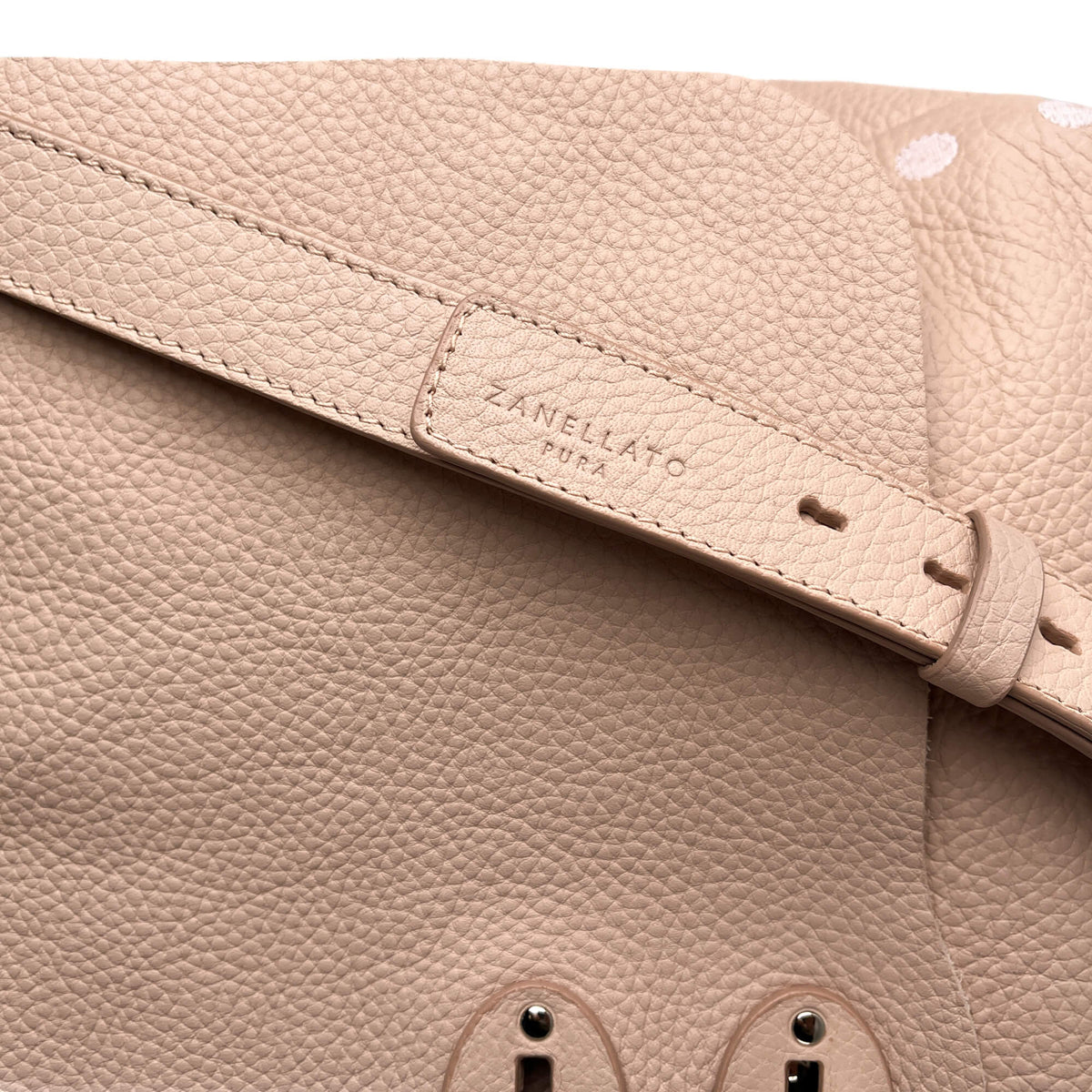 Second hand Zanellato Postina Medium Leather 2 - Ways Messenger Shoulder Bag Pink - Tabita Bags