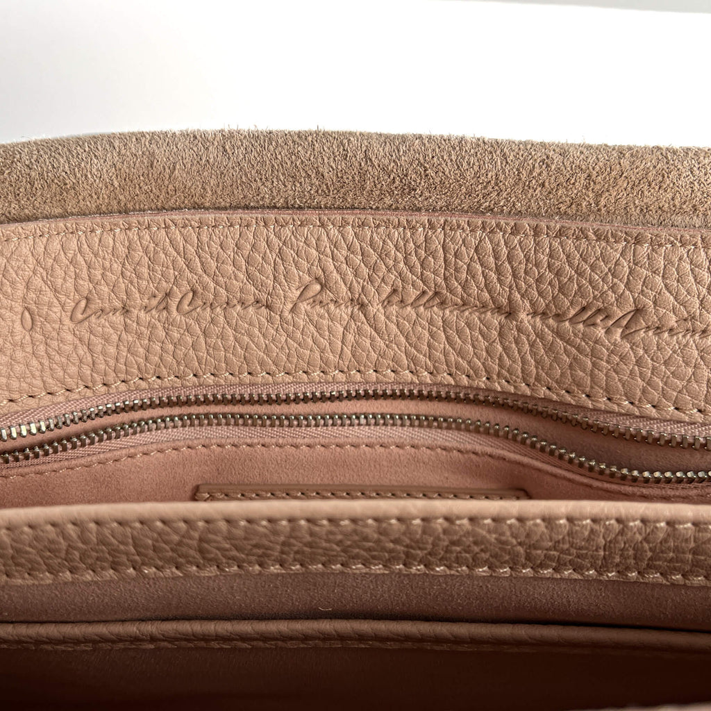 Second hand Zanellato Postina Medium Leather 2 - Ways Messenger Shoulder Bag Pink - Tabita Bags