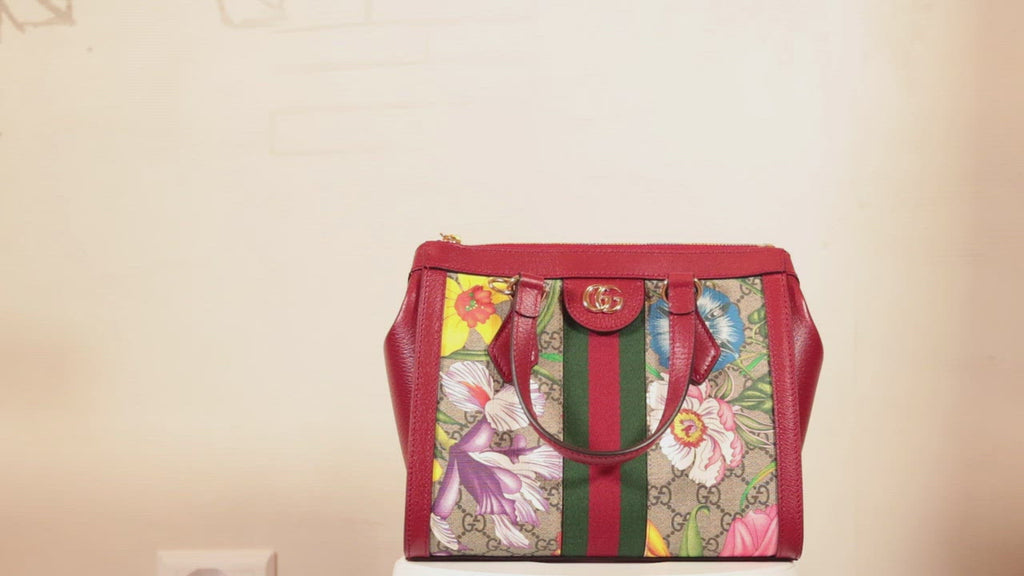 Ophidia GG Flora Tote Bag