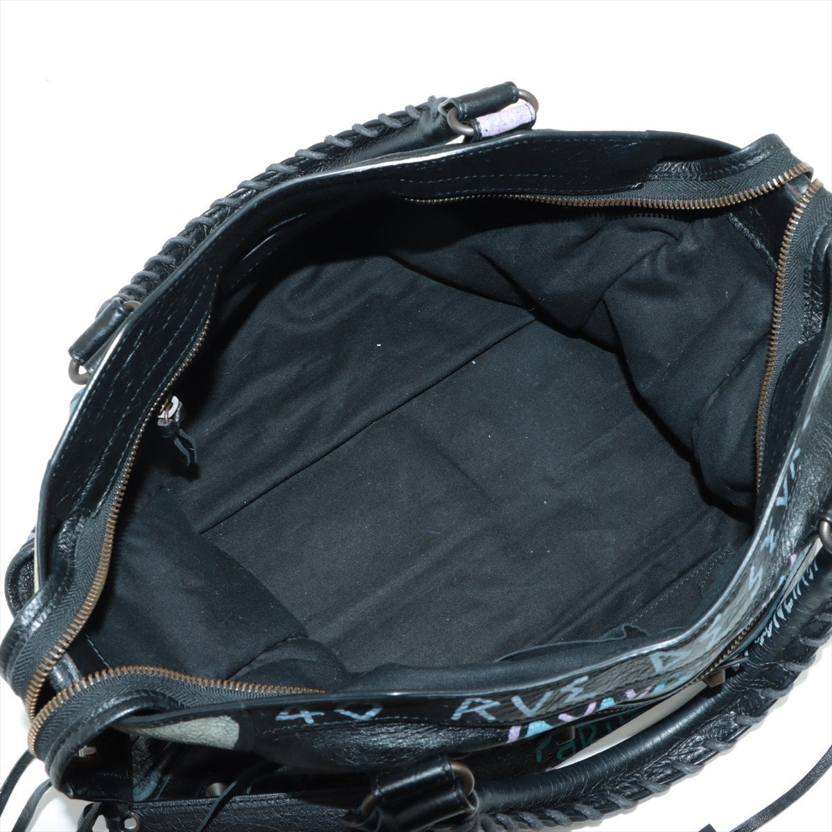 Balenciaga City Graffiti Leather 2way Black - Tabita Bags Balenciaga City Graffiti Leather 2way Black - Tabita Bags