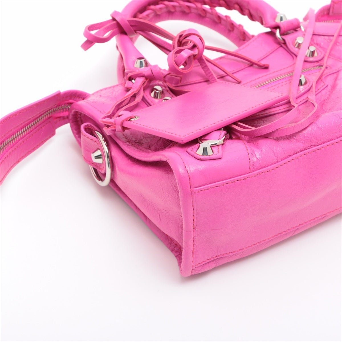 Second hand Balenciaga Classic Mini City 2way Pink Leather - Tabita Bags