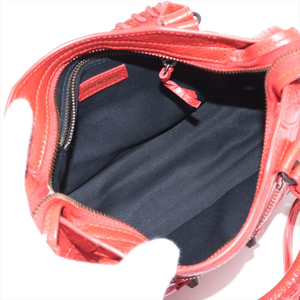 Second hand Balenciaga Classic Mini City 2way Red Leather - Tabita Bags