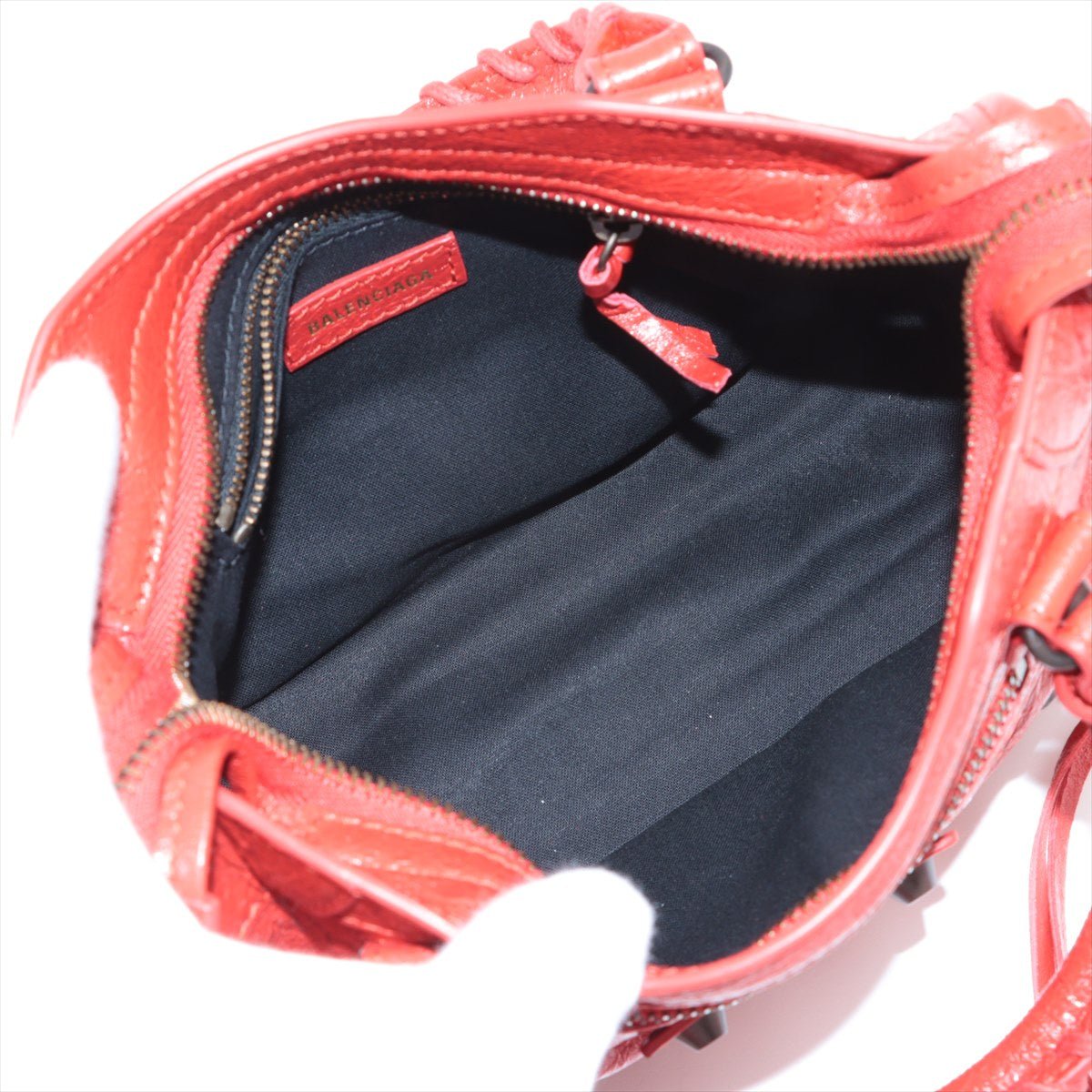 Second hand Balenciaga Classic Mini City 2way Red Leather - Tabita Bags