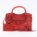Second hand Balenciaga Classic Mini City 2way Red Leather - Tabita Bags