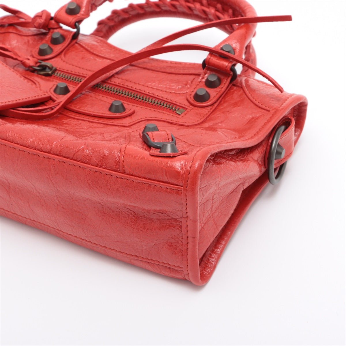 Second hand Balenciaga Classic Mini City 2way Red Leather - Tabita Bags
