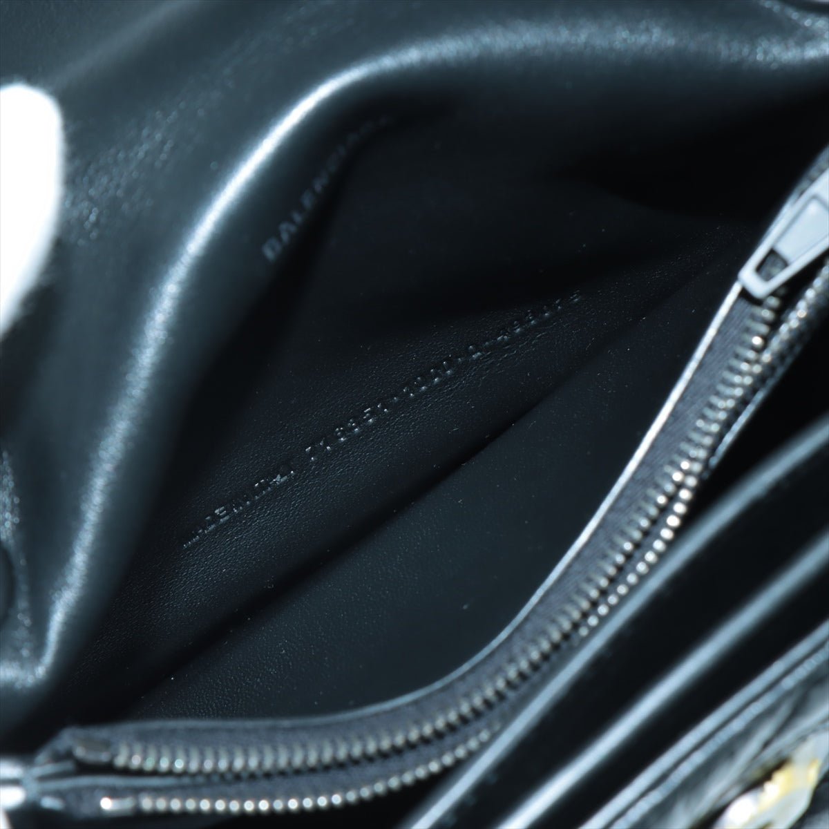 Second hand Balenciaga Hourglass Small Leather Chain Flap Bag Black - Tabita Bags