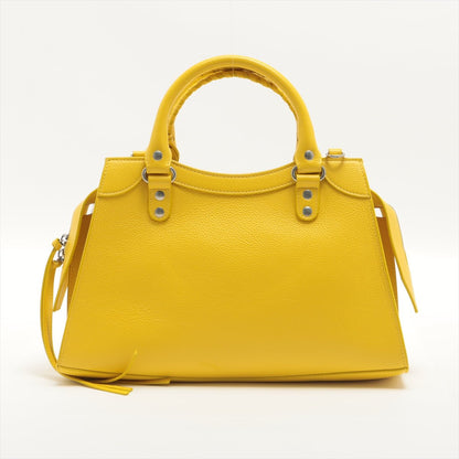 Second hand Balenciaga Neo Classic City Medium Leather Yellow Bag - Tabita Bags