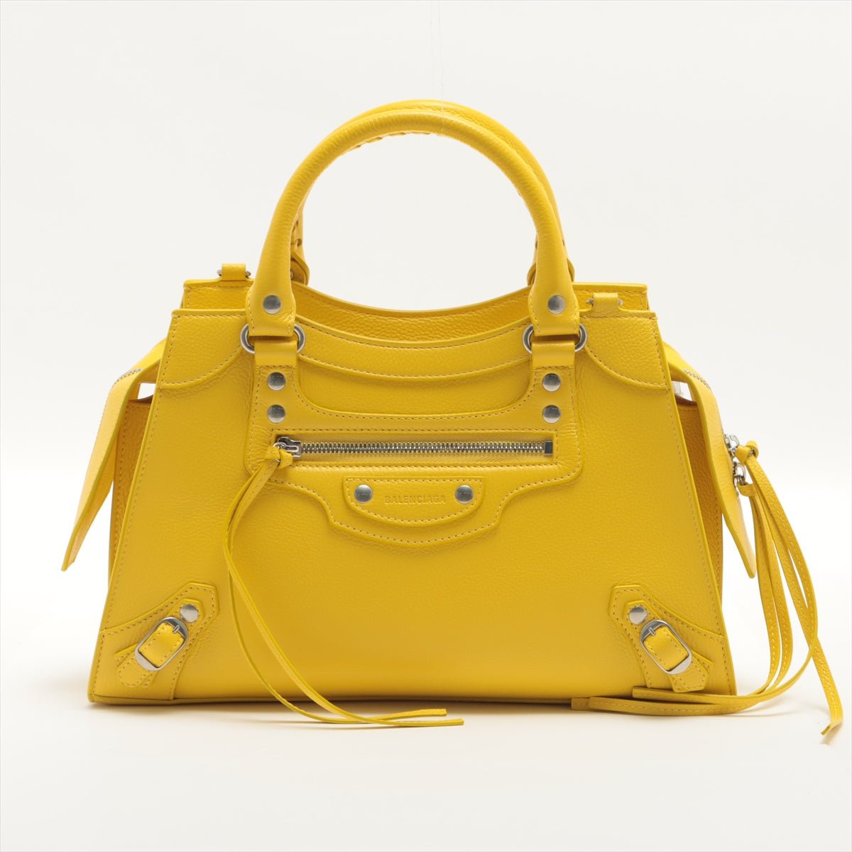 Second hand Balenciaga Neo Classic City Medium Leather Yellow Bag - Tabita Bags