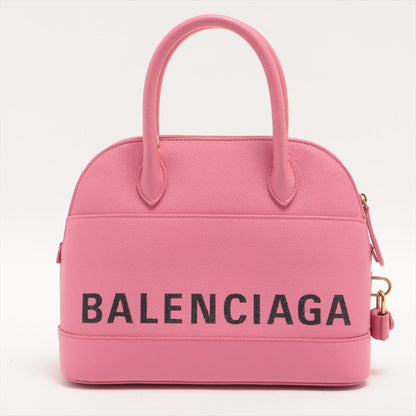 Second hand Balenciaga Ville Top Handle S Pink Leather 2-way - Tabita Bags