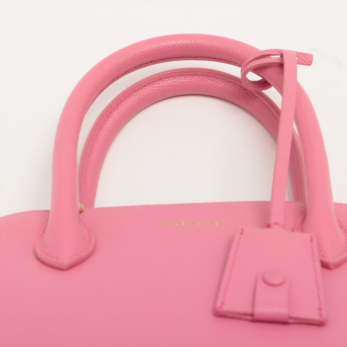 Balenciaga Ville Top Handle S Pink Leather 2-way Tabita Bags