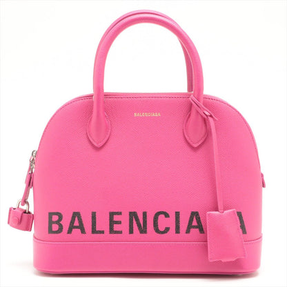 Second hand Balenciaga Ville Top Handle S Pink Leather 2-way - Tabita Bags