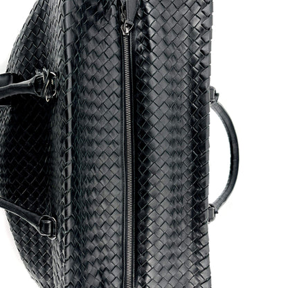 Second hand Bottega Veneta Black Leather Intrecciato Tote - Tabita Bags