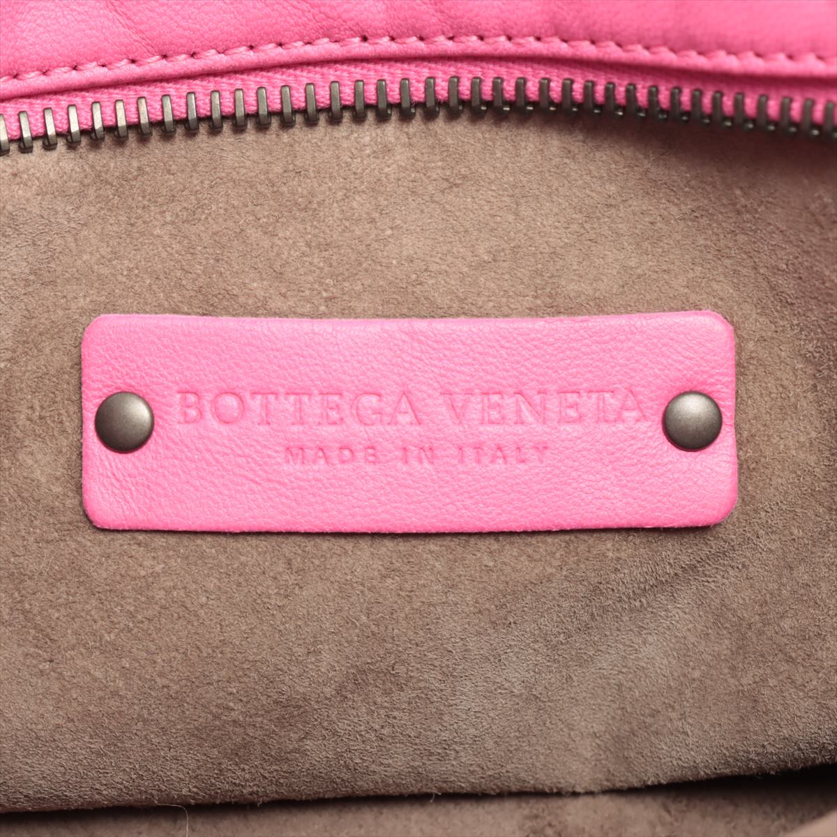 Second hand Bottega Veneta Intrecciato Leather Pink - Tabita Bags