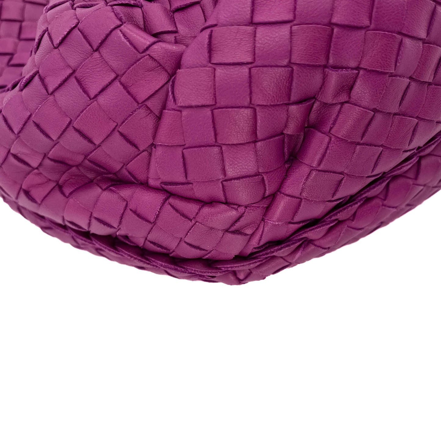 Second hand Bottega Veneta Intrecciato Leather Violet Hobo Bag - Tabita Bags