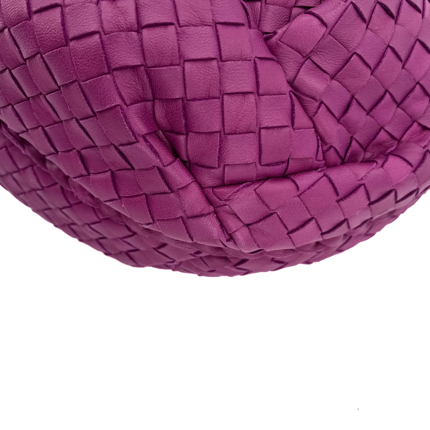 Second hand Bottega Veneta Intrecciato Leather Violet Hobo Bag - Tabita Bags