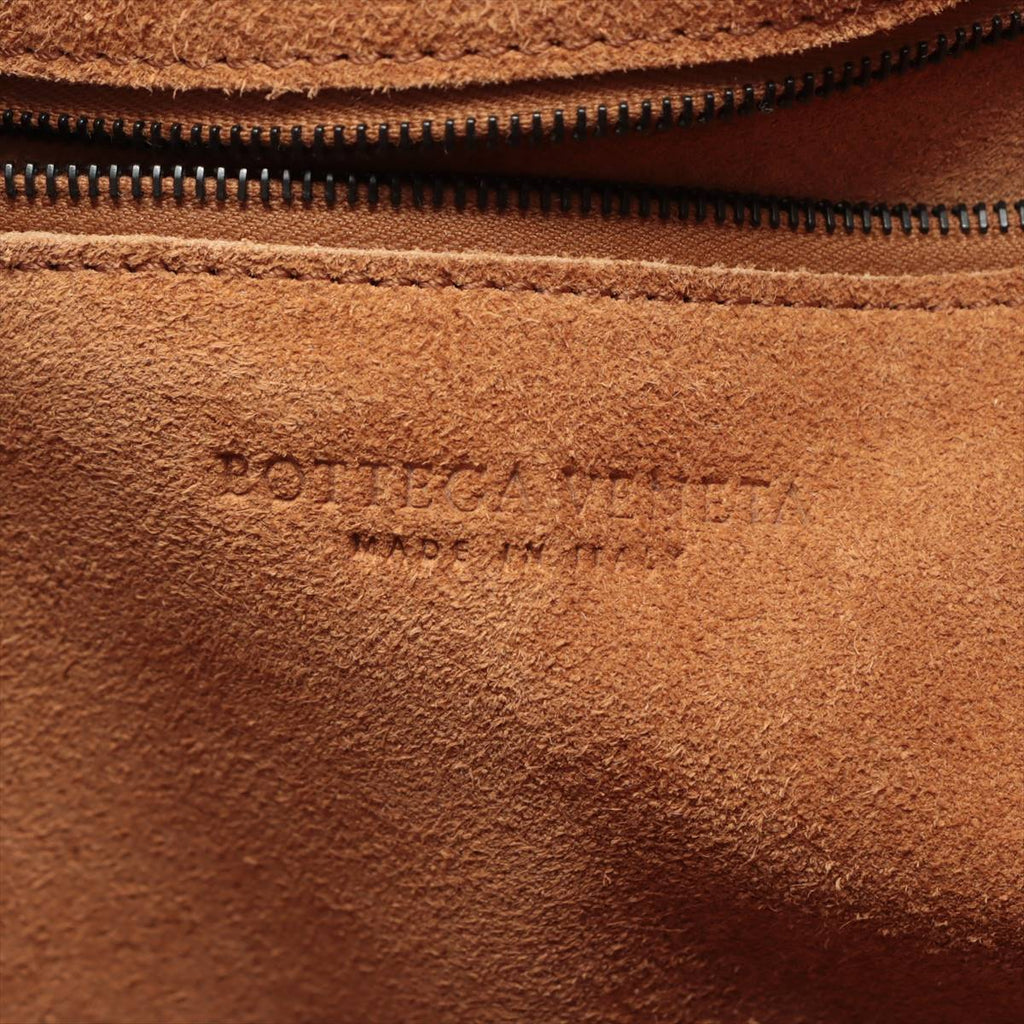 Second hand Bottega Veneta Large Arco Tote in Blue Navy Intrecciato Leather - Tabita Bags