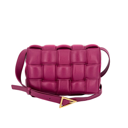 Second hand Bottega Veneta Padded Cassette Leather Shoulder Violet Bag - Tabita Bags