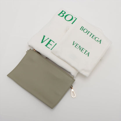 Second hand Bottega Veneta The Arco Mini Maxi Intrecciato Leather 2-Ways Tote Bag Green - Tabita Bags