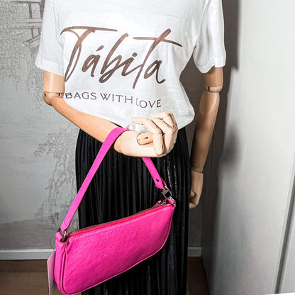 Second hand BY FAR Rachel Leather Pink Bag - Tabita Bags