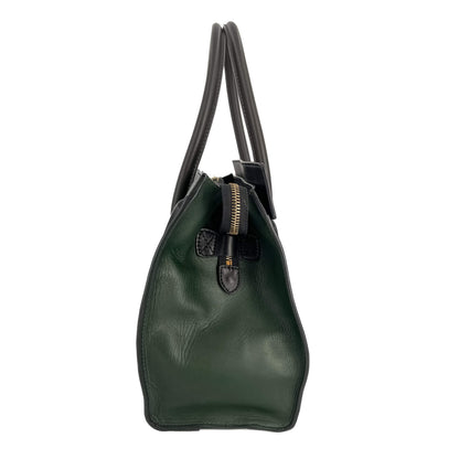 Second hand Céline Luggage Leather Multicolour Bag Green - Tabita Bags